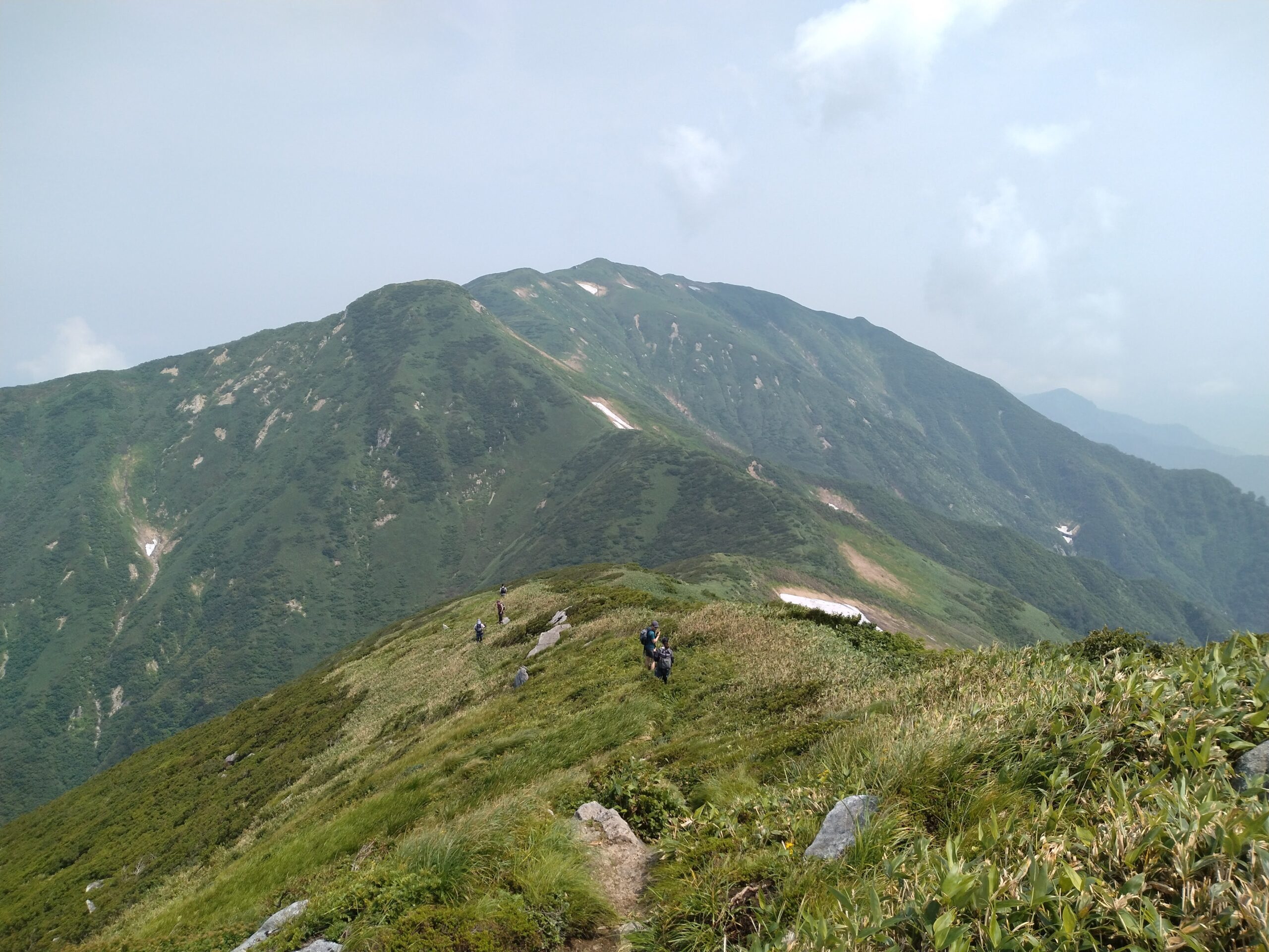 飯豊連峰 朳差岳・門内岳